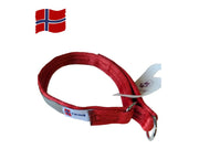 Webbhalsbånd rød
