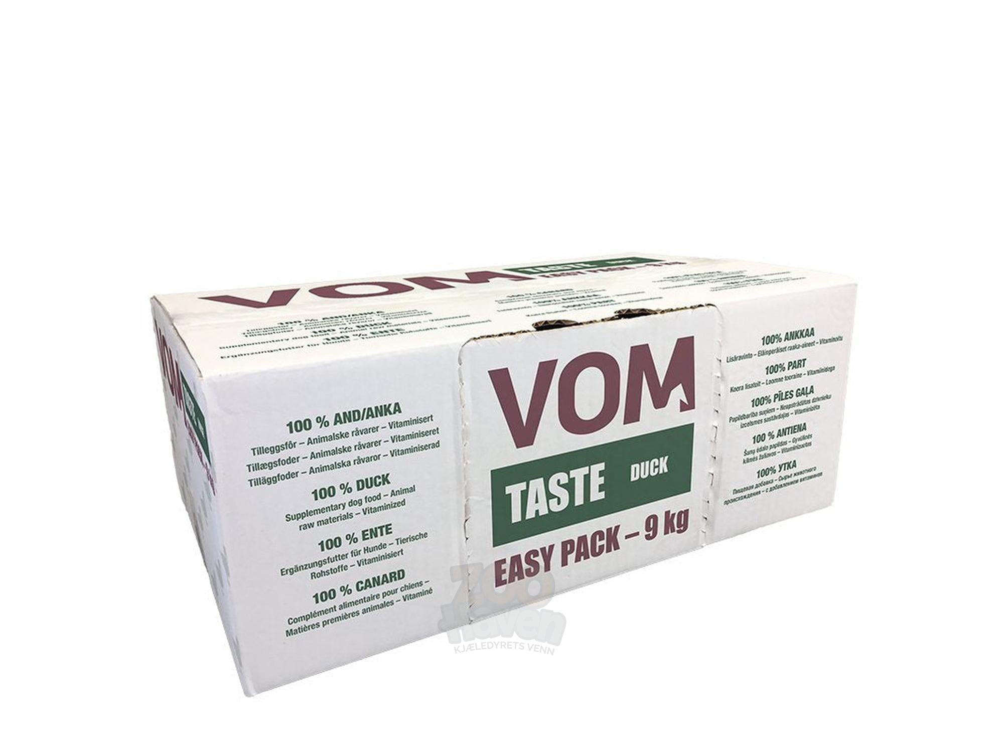 100% Taste And - Vom og Hundemat