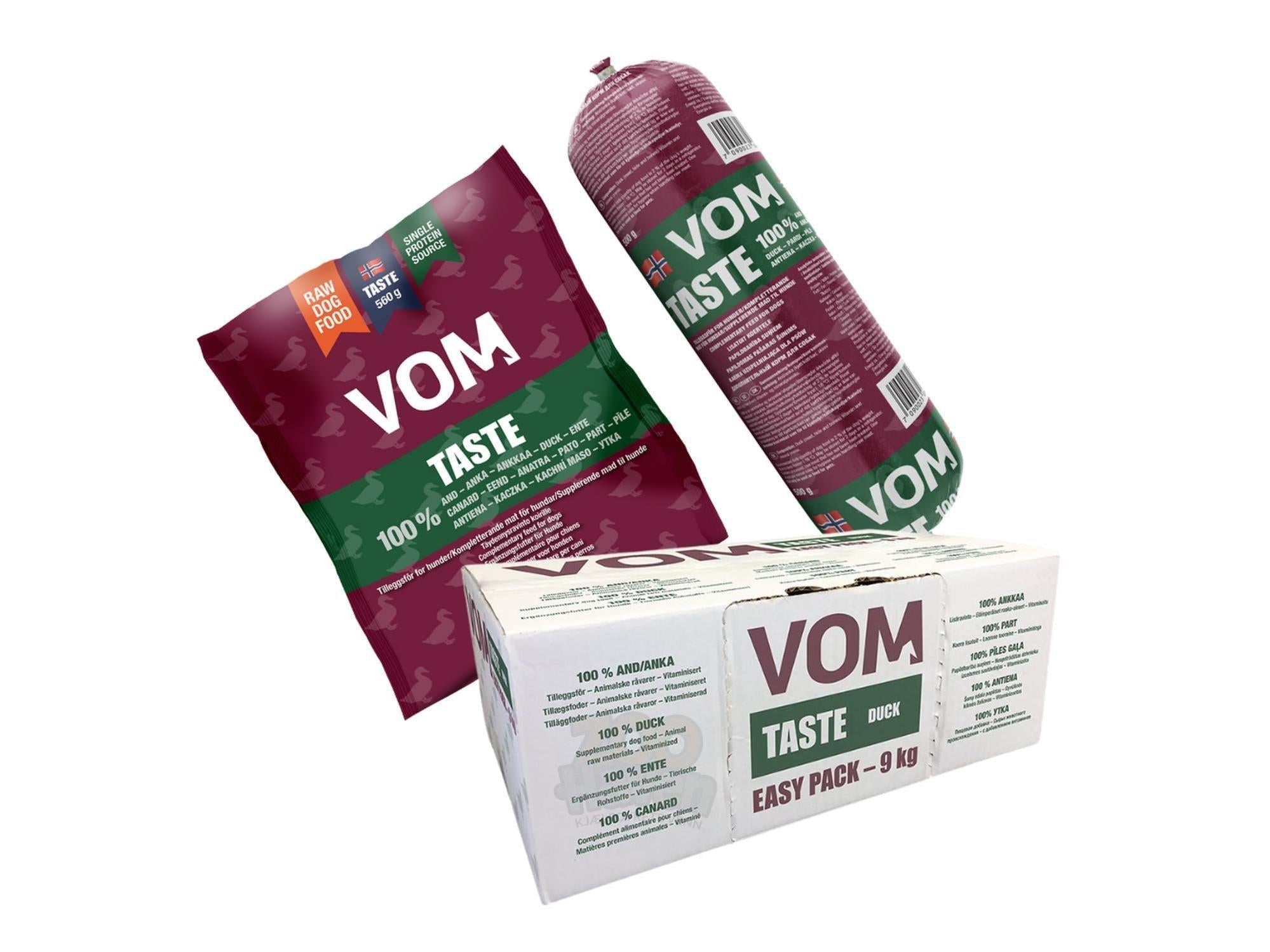 100% Taste And - Vom og Hundemat