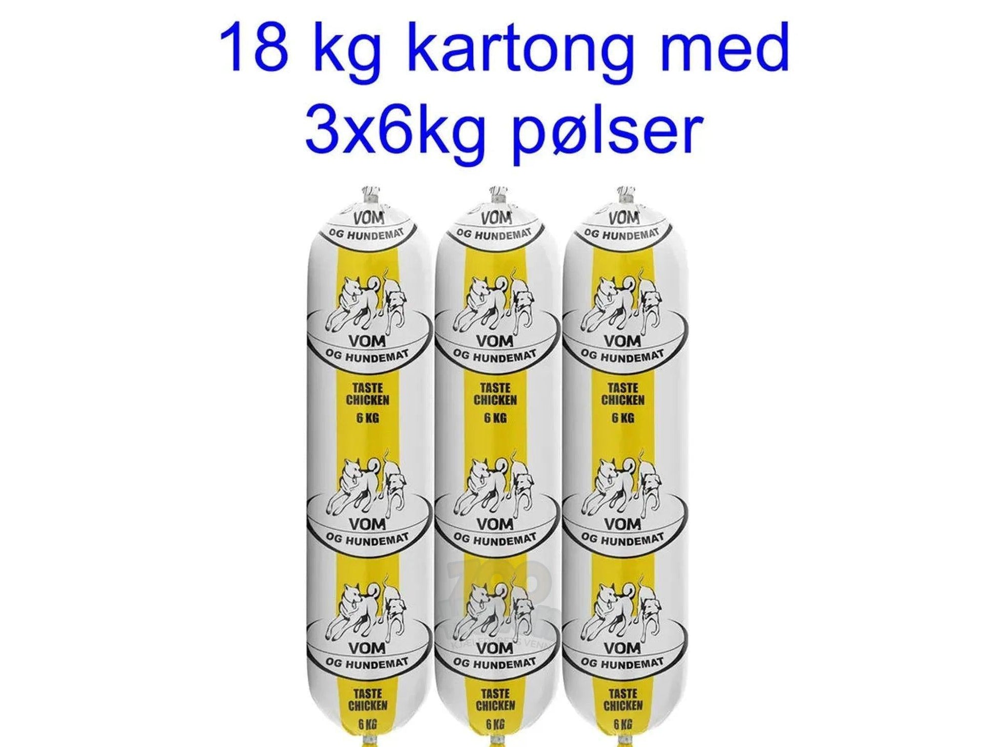 Vom & Hundemat 100% Taste Kylling råfôr – bilde 2