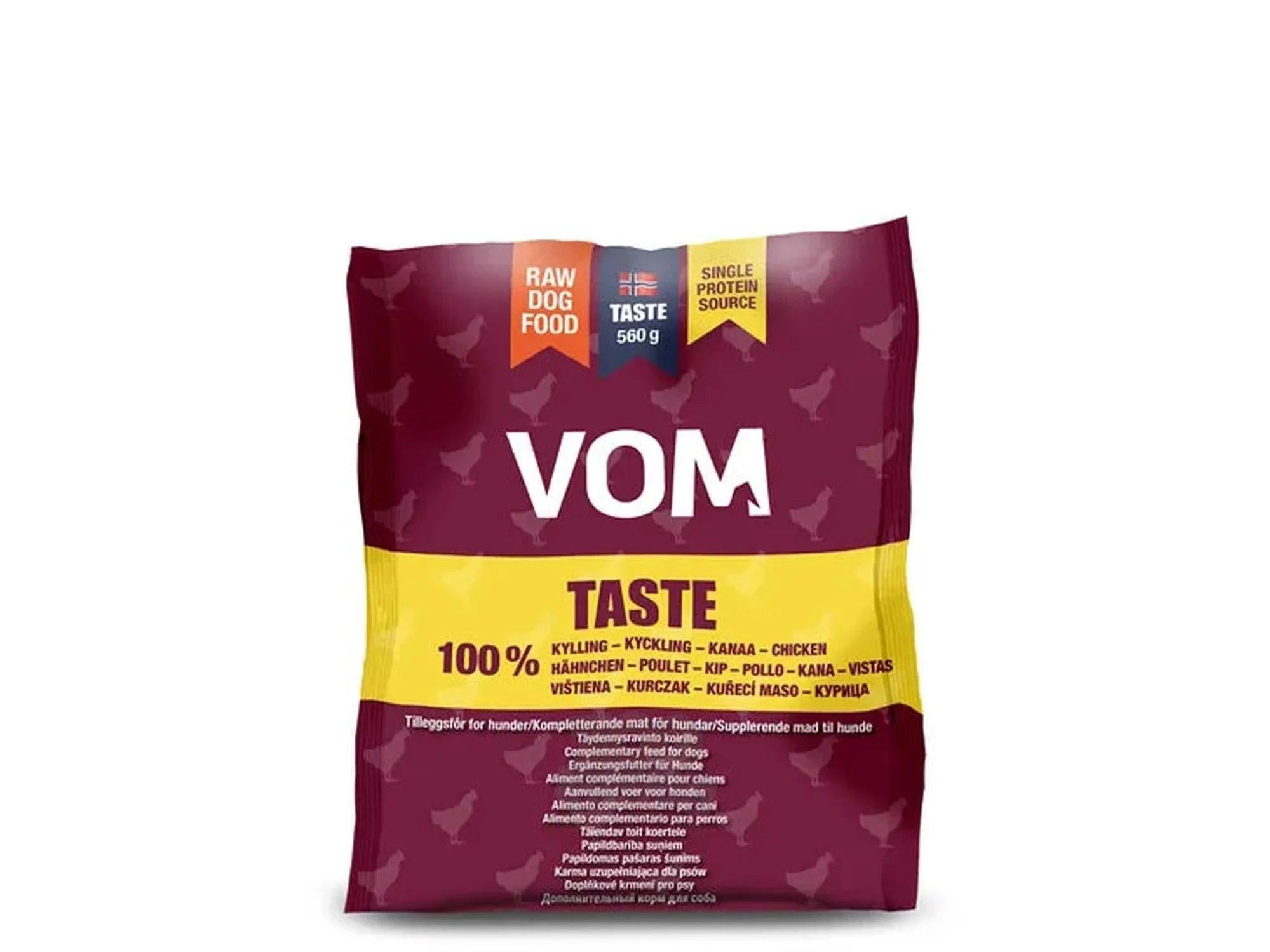 Vom & Hundemat 100% Taste Kylling råfôr – bilde 4