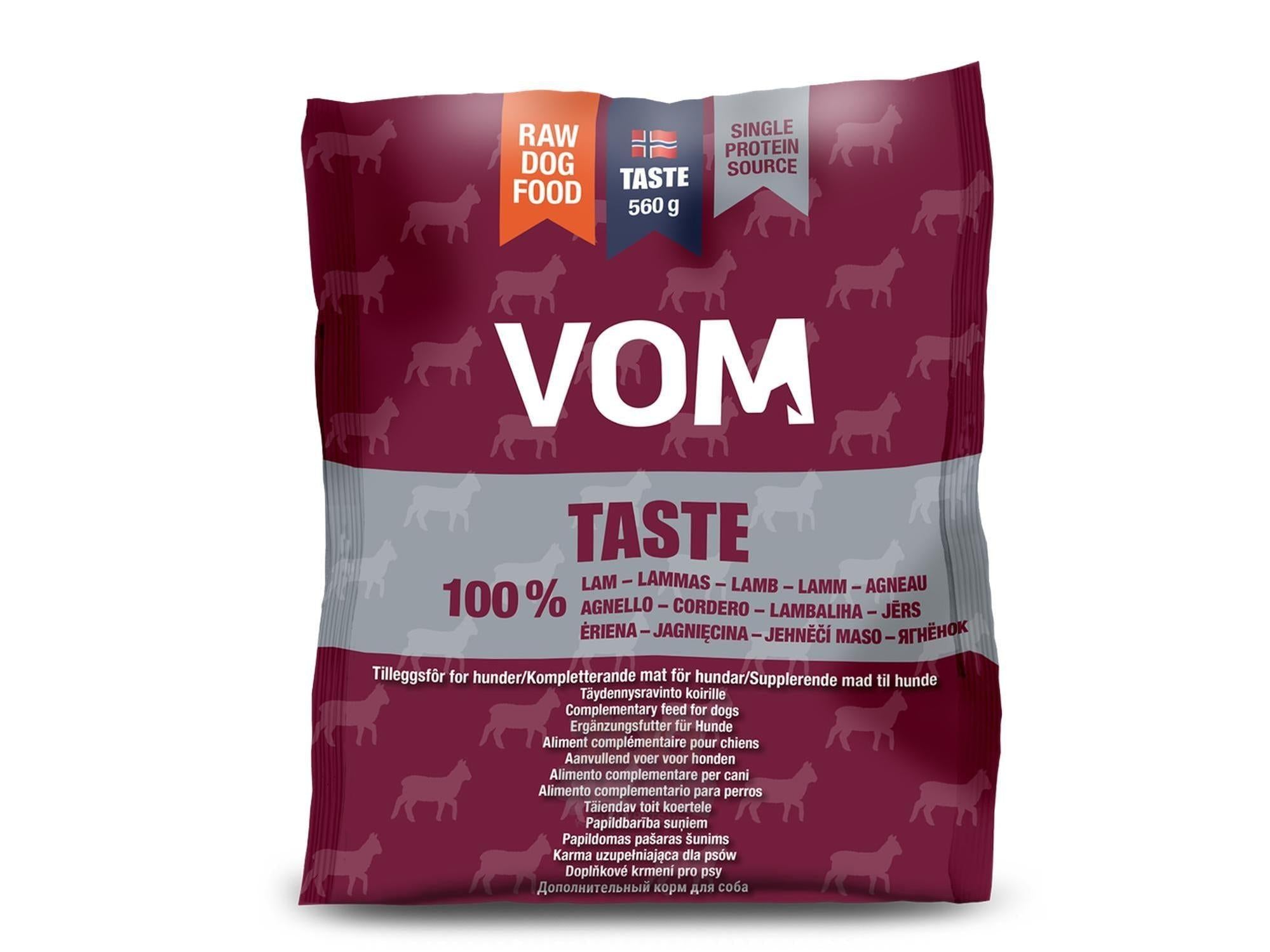 Vom & Hundemat 100% Taste Lam råfôr – bilde 3