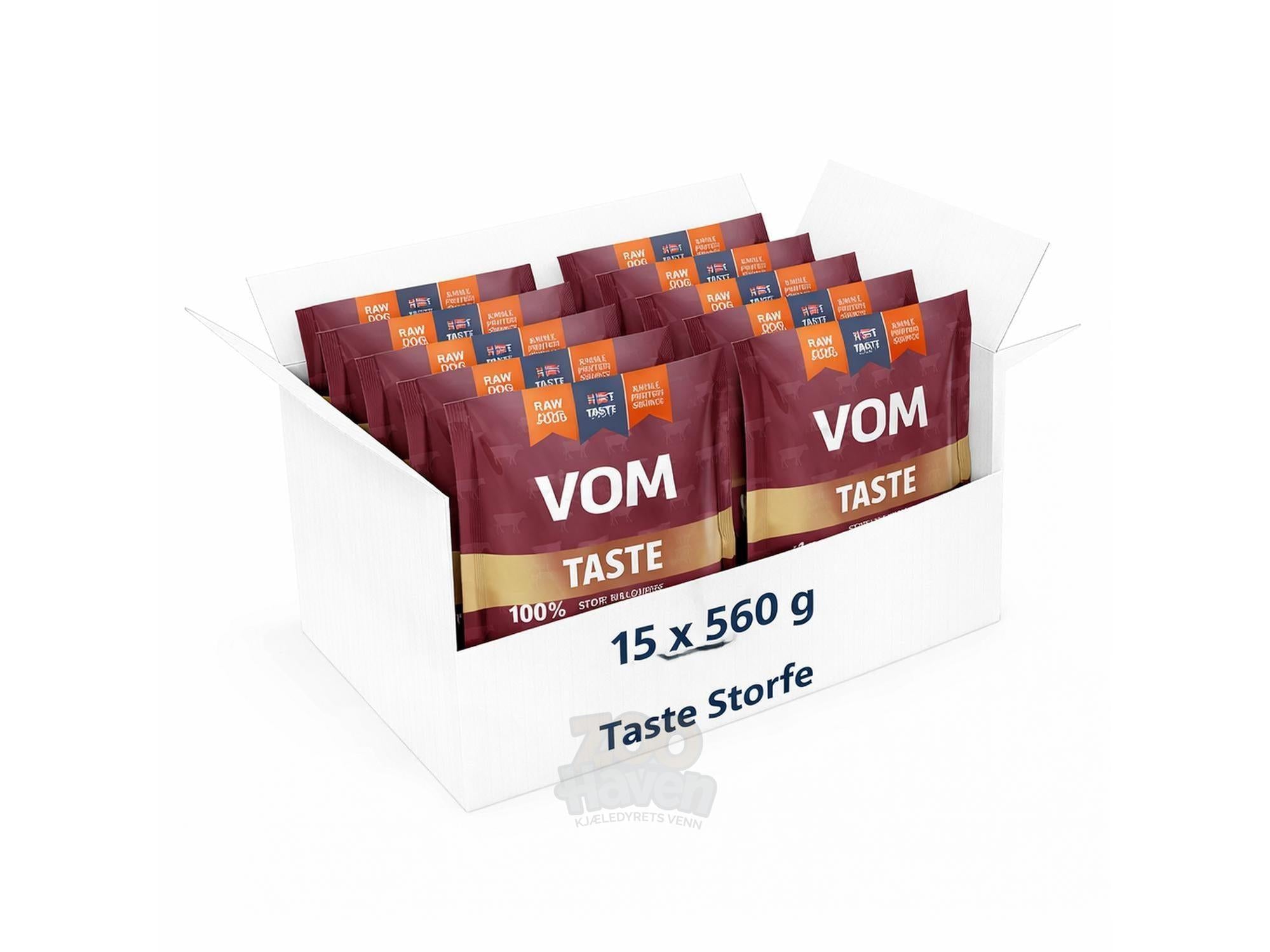 100% Taste Storfe - Vom og Hundemat