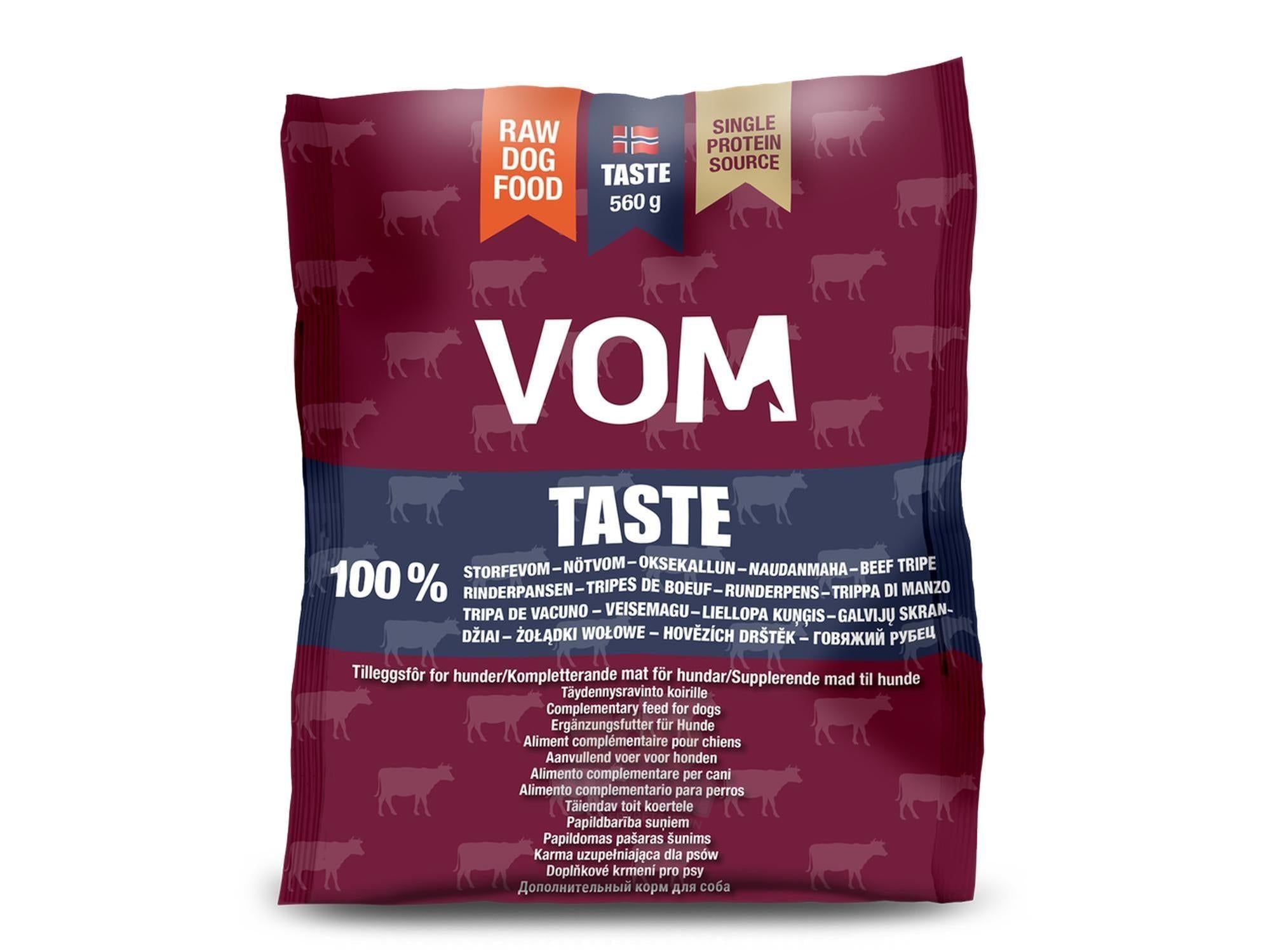 Vom & Hundemat 100% Taste Storfevom råfôr – bilde 3