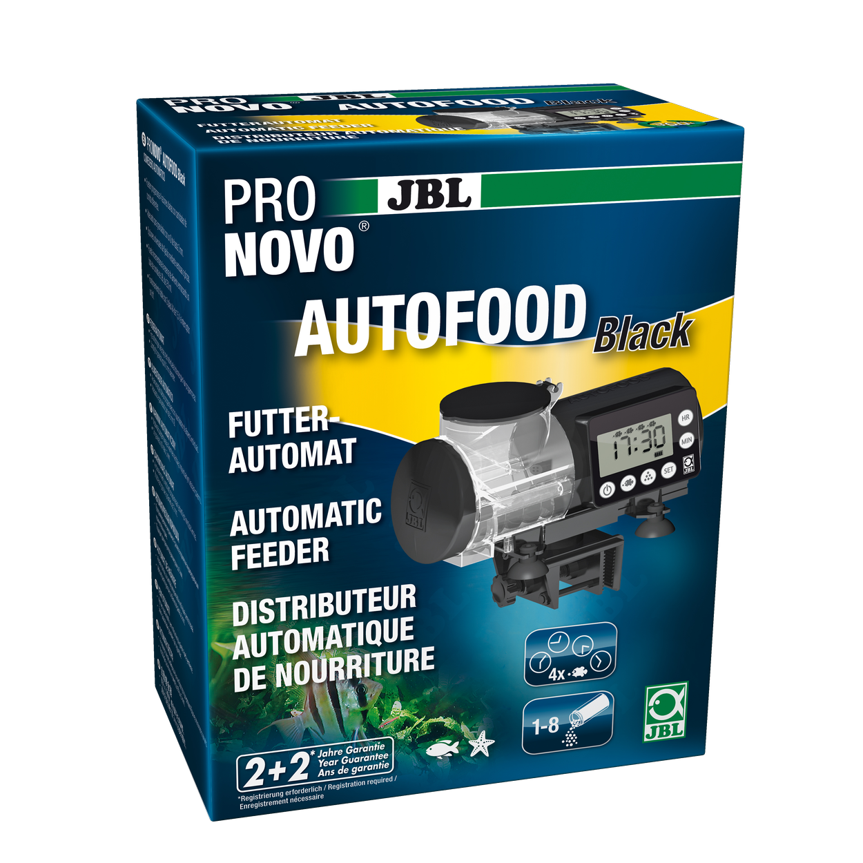 JBL ProNovo AutoFood Automatisk Fôrautomat for Akvarium, Sort