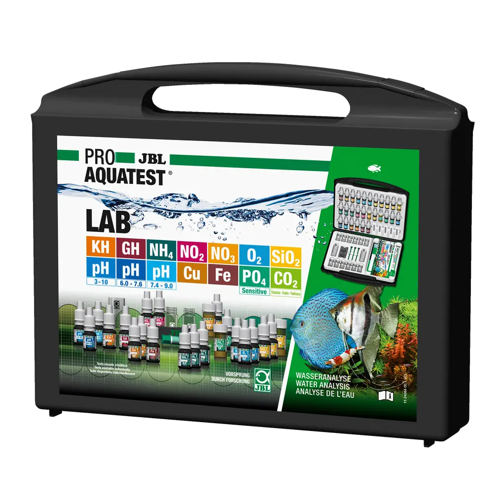 JBL ProAquaTest LAB Komplett Vanntestkasse med 13 Tester for Ferskvannsakvarium