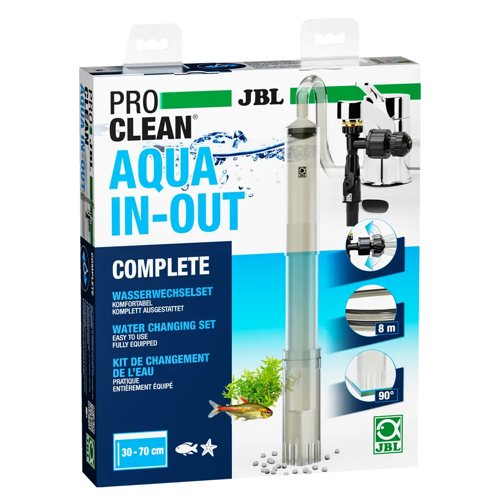 JBL ProClean Aqua In-Out Complete Vannbyttersett med Gruskjerber for Akvarium 45-70 cm