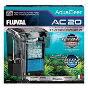 Fluval AquaClear AC 20 Hengefilter 379 l/h for Akvarium 18-76 Liter