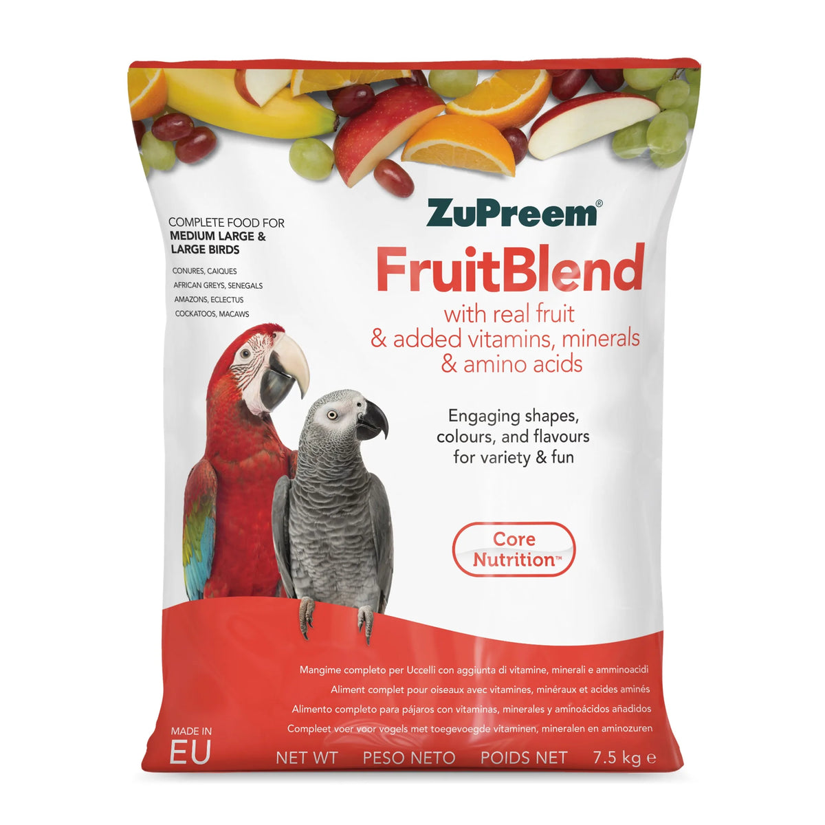 ZuPreem FruitBlend pelletsfôr