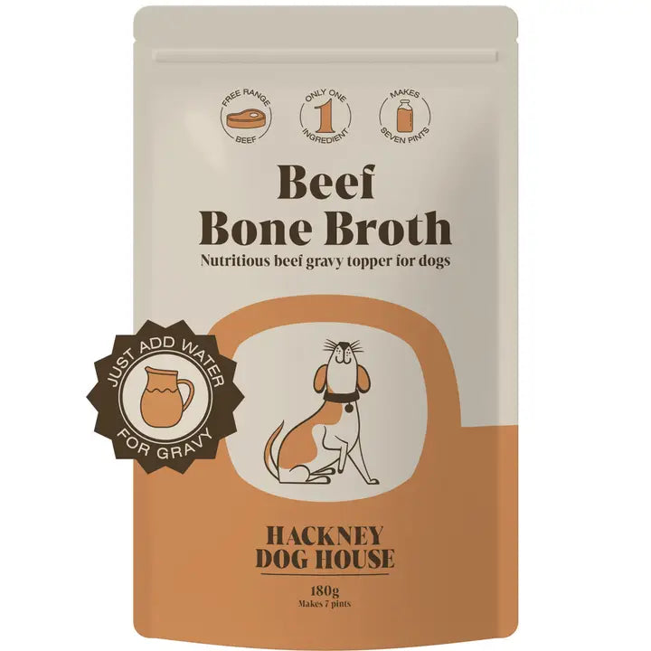 Beef Bone Broth For Dogs – Hackney Dog House Gravy Topper 180 g