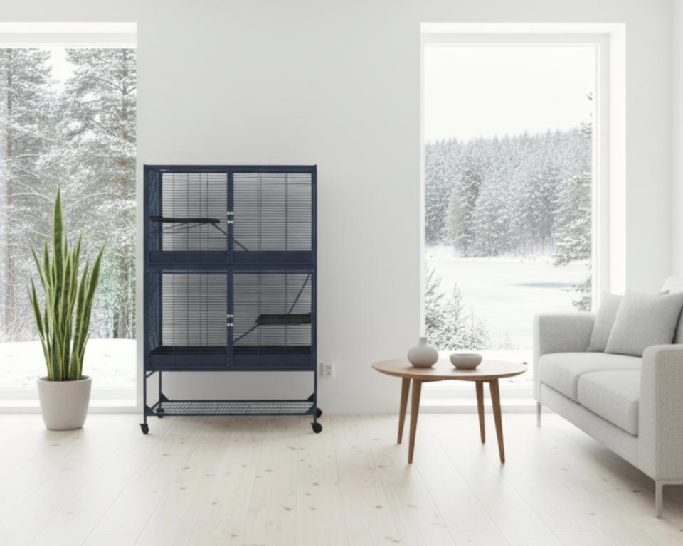 Savic Royal Suite 100 Double Smådyrbur 100×63×160 cm