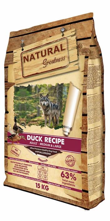 Natural Greatness Duck Recipe hundemat – bilde 3
