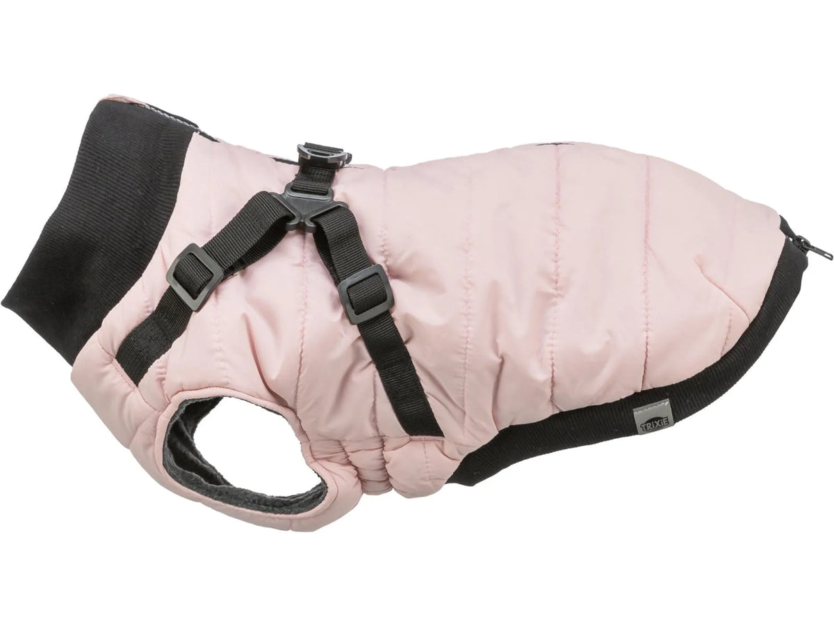 trixie pontis hundedekken med sele rosa