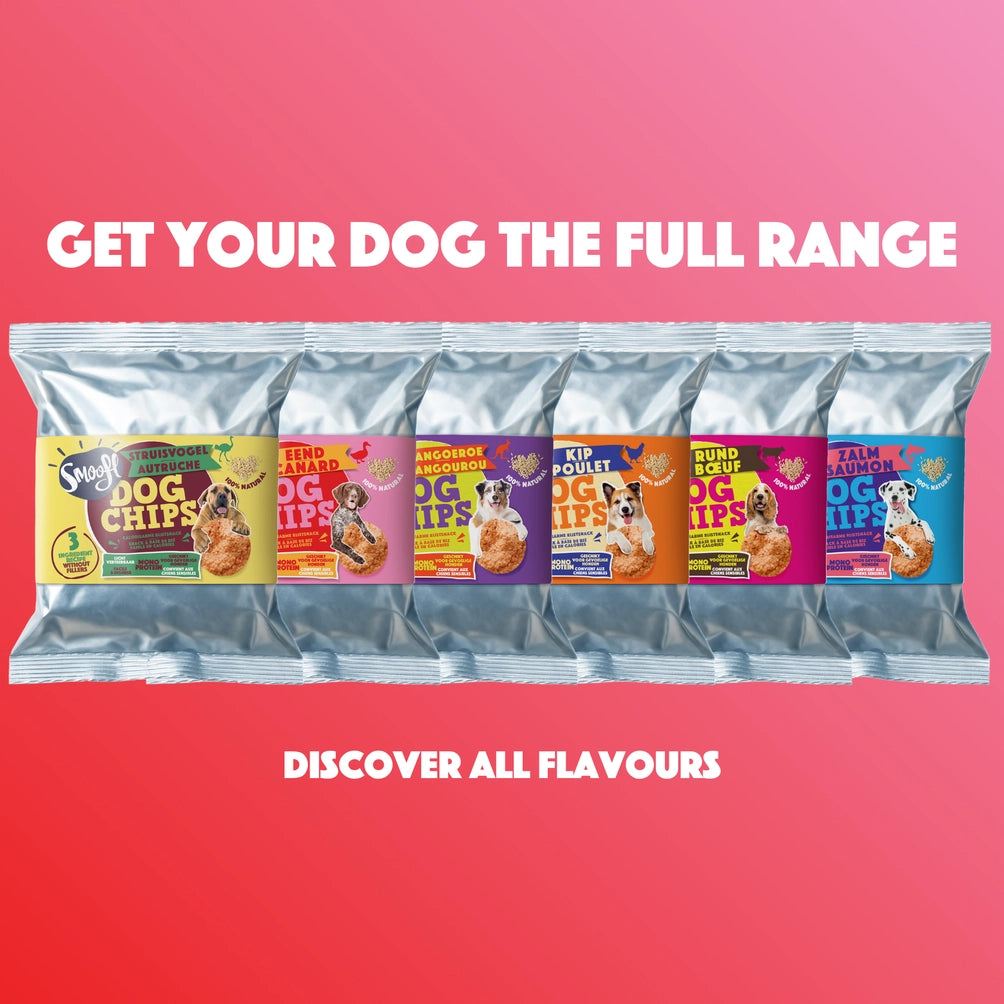 Smoofl Dog Chips And 50 g – Kaloriefattig hundesnacks