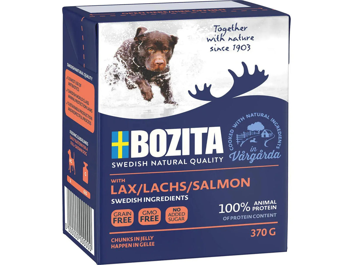 Bozita Naturals Biter i gelé Laks 370 g