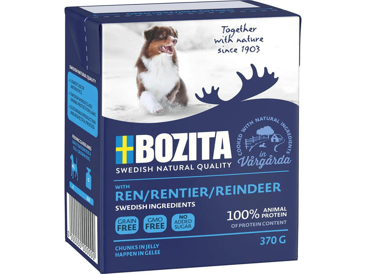 Bozita Naturals Biter i gelé Reinsdyr 370 g