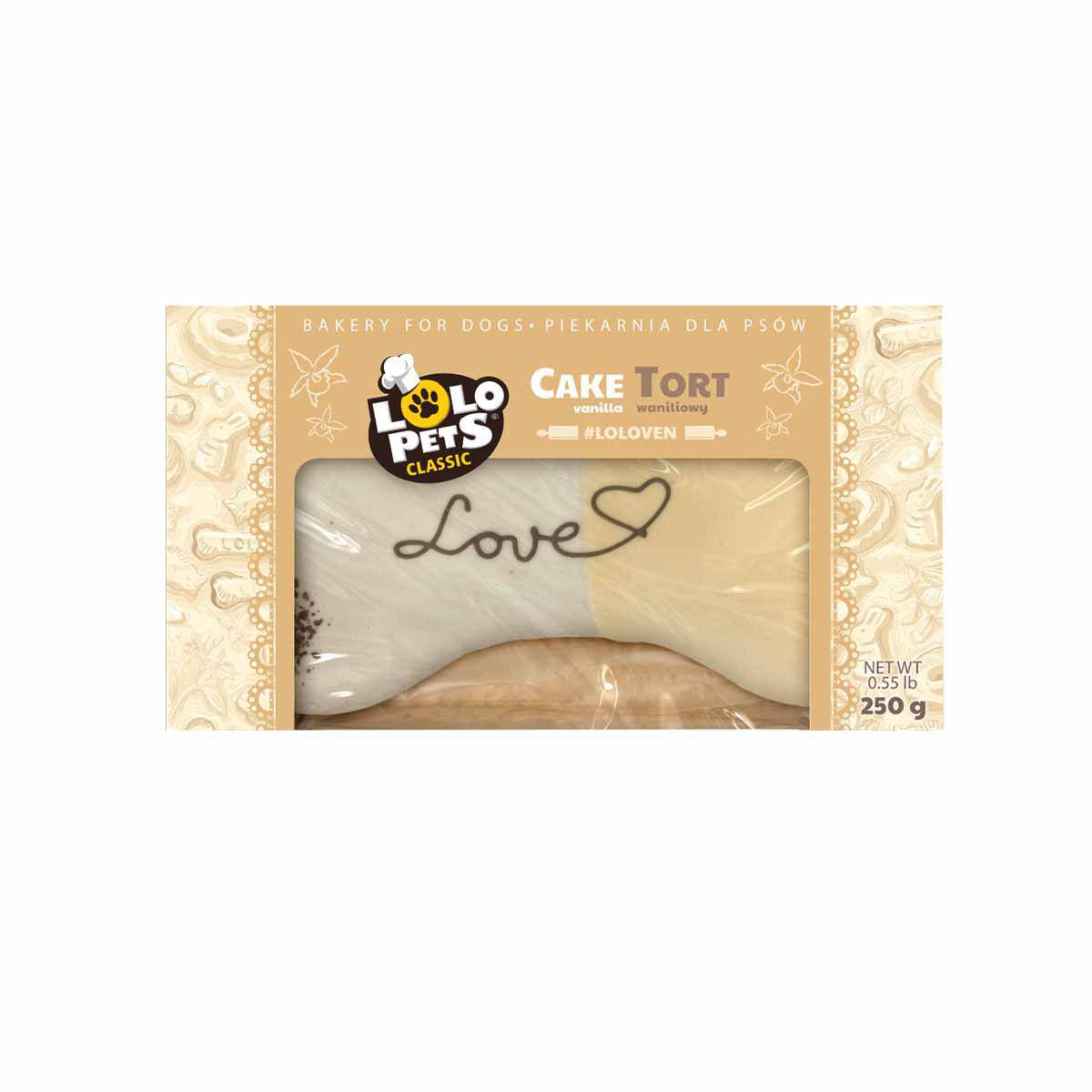 Lolo Classic Love Cake Vanilje – Hundekake 250 g