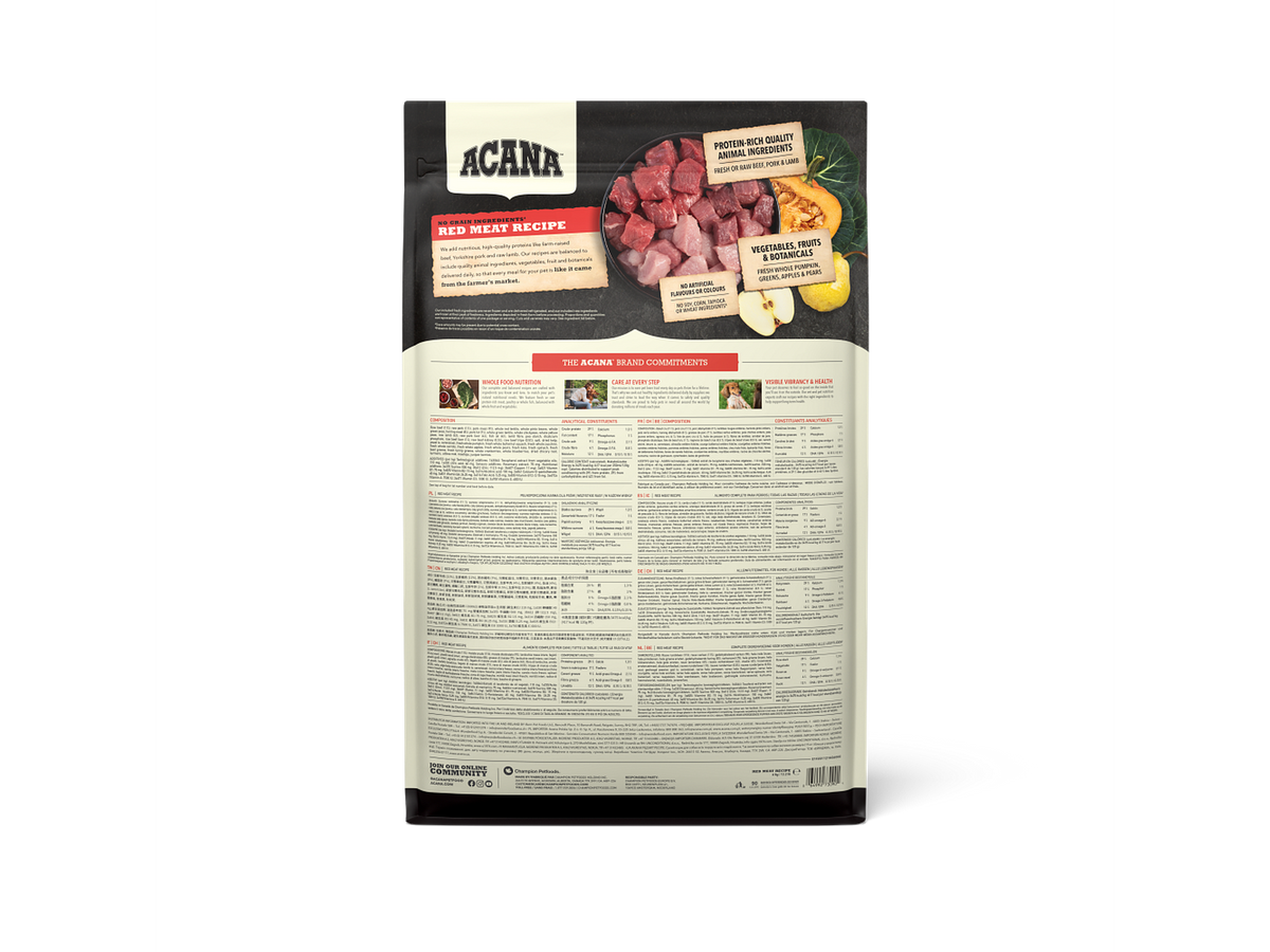 Acana Red Meat Recipe