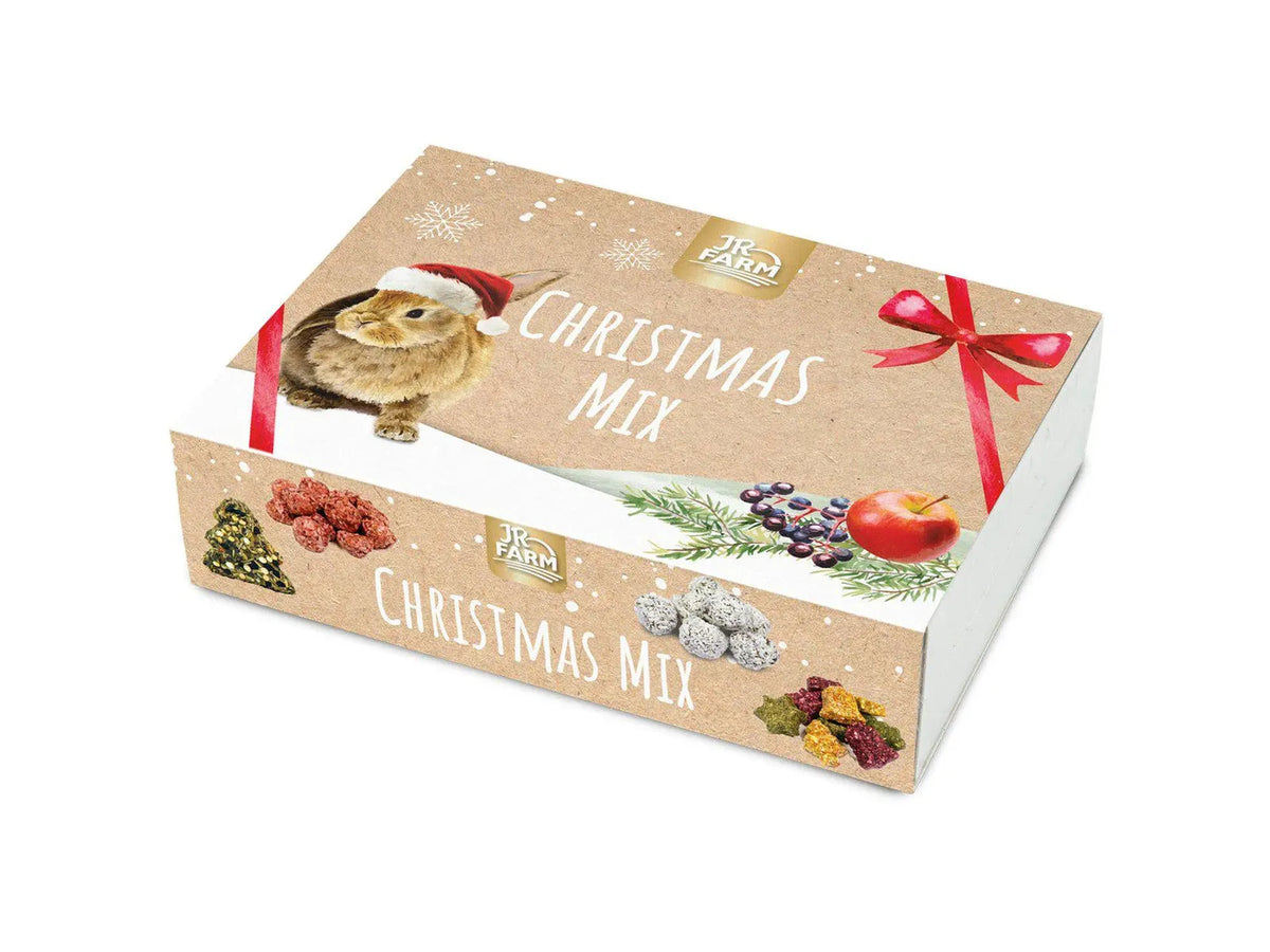 JR Farm Christmas Mix – julegodbiter til smådyr 210 g
