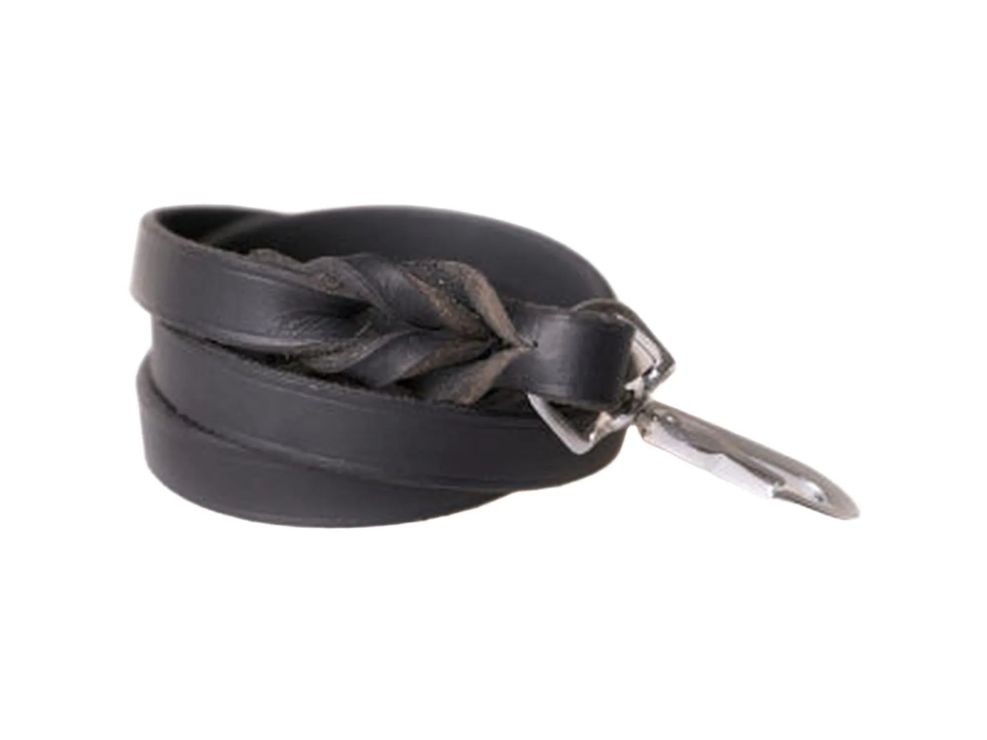 Active Canis Leather Leash Black – bilde 2