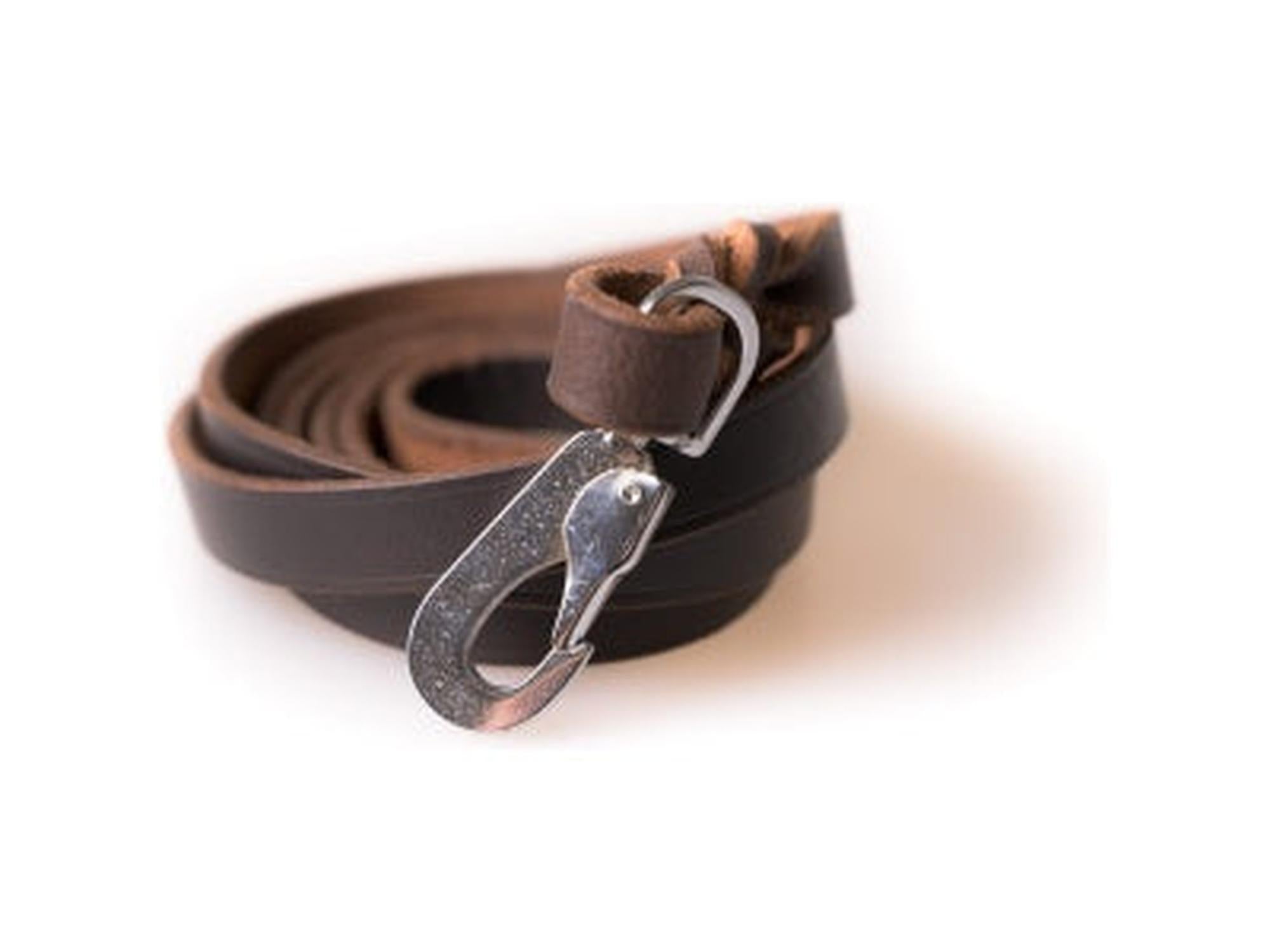 Active Canis Leather Leash Brown – bilde 2