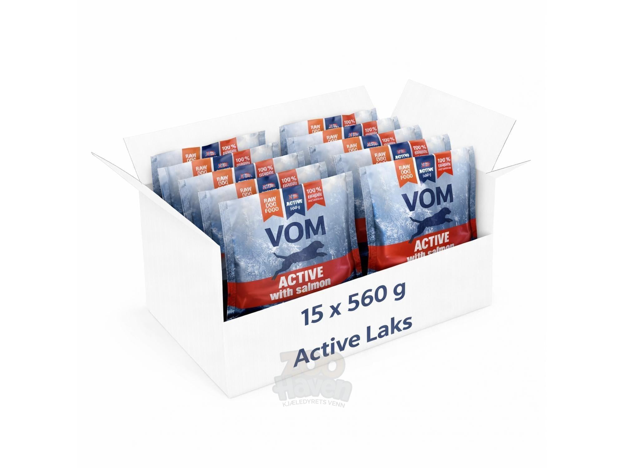 Active Fullfôr Laks (nr.25) - Vom og Hundemat