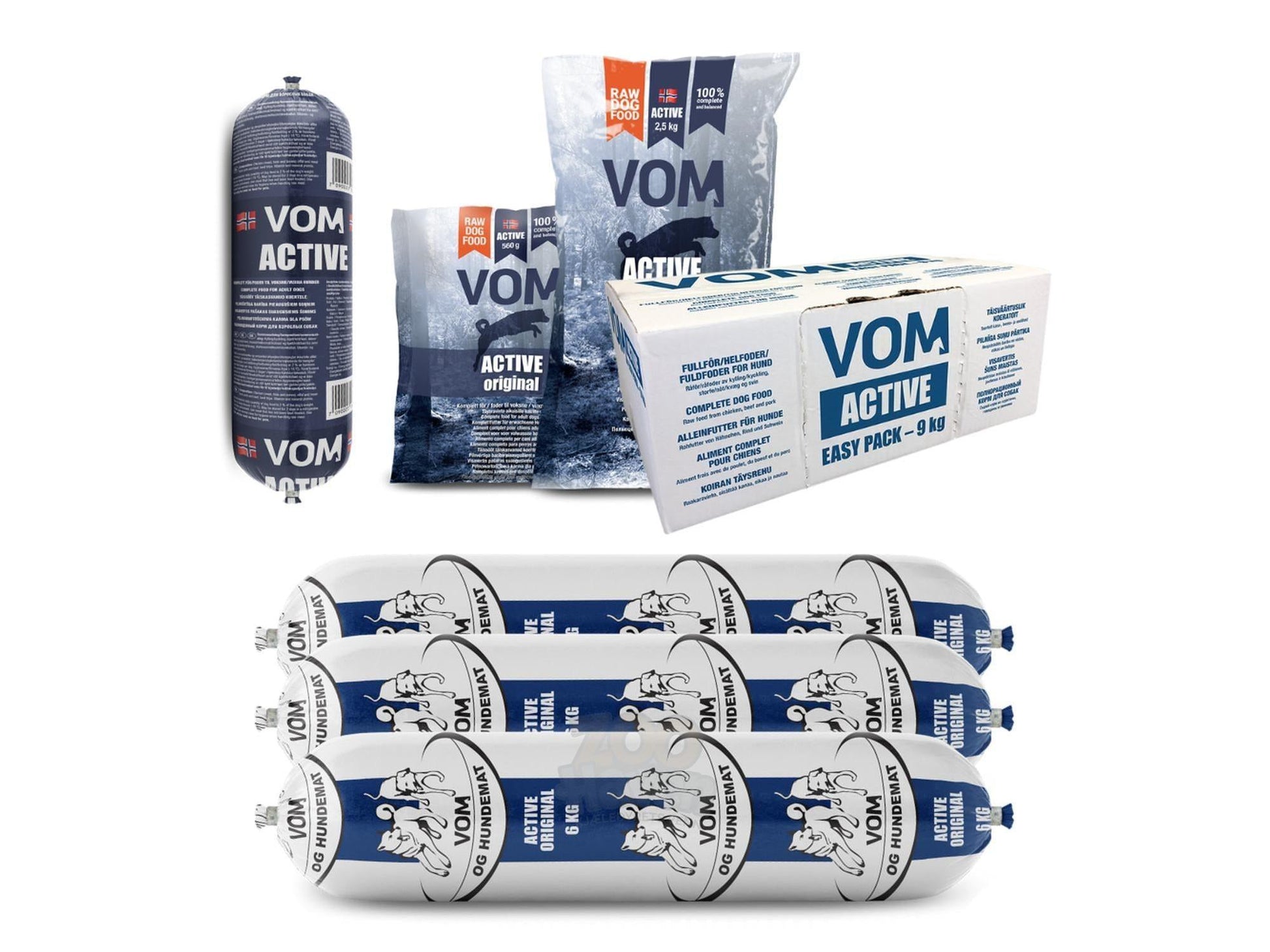 Vom & Hundemat Active Fullfôr nr.33 komplett hundemat