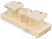 Aktiviseringsleke Snack Cups i Tre – 15 x 4,5 x 6 cm