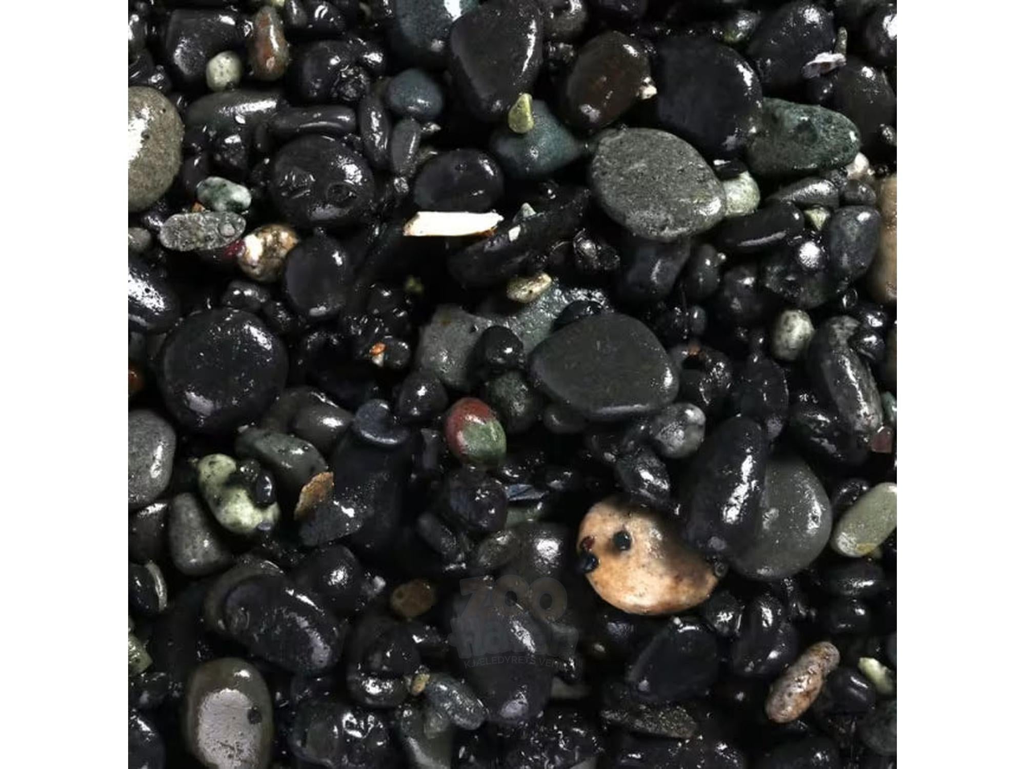 Akv. Grus Vulcano Sort 2–5 mm 10 kg