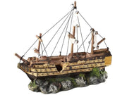 Akvariepynte seilbåt 37 × 12 × 28,5 cm dekorasjon