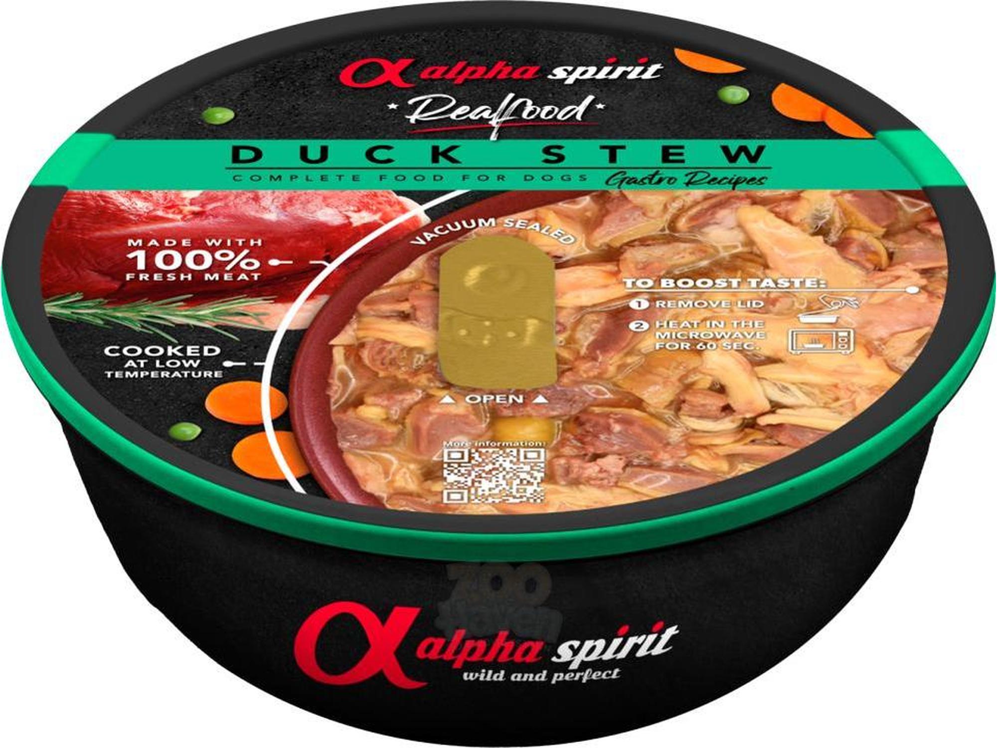 Alpha Spirit Real Food And 280 g – Komplett våtfôr med 97 % fersk and