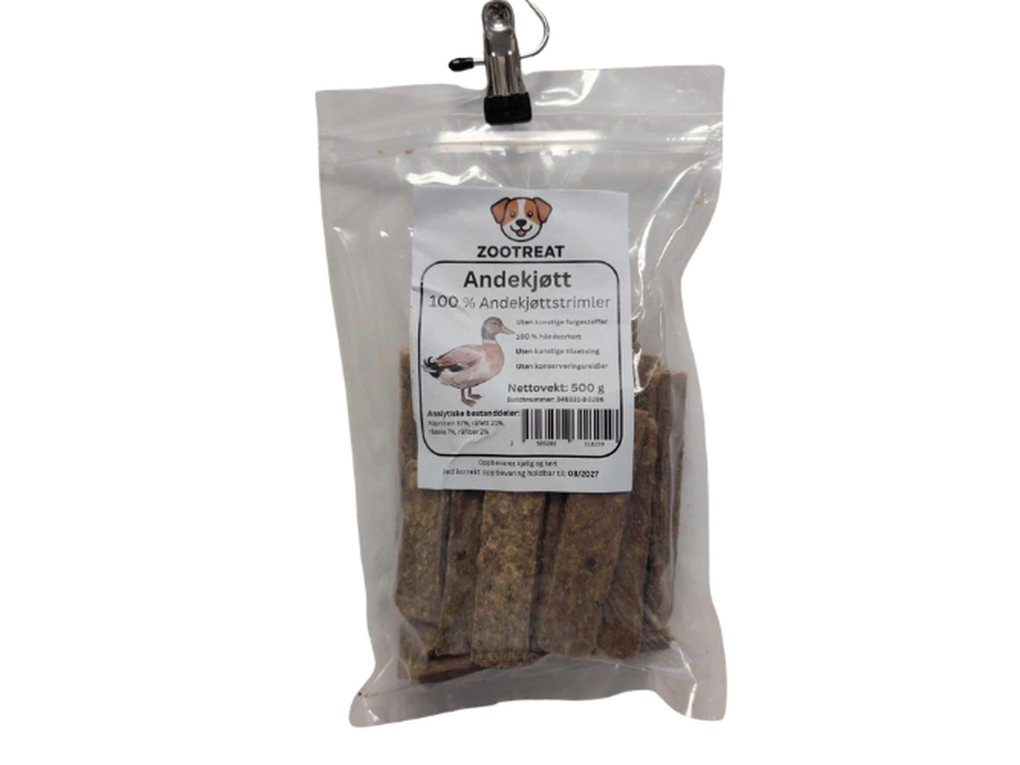 Andekjøttstrimler 500 - 1000g