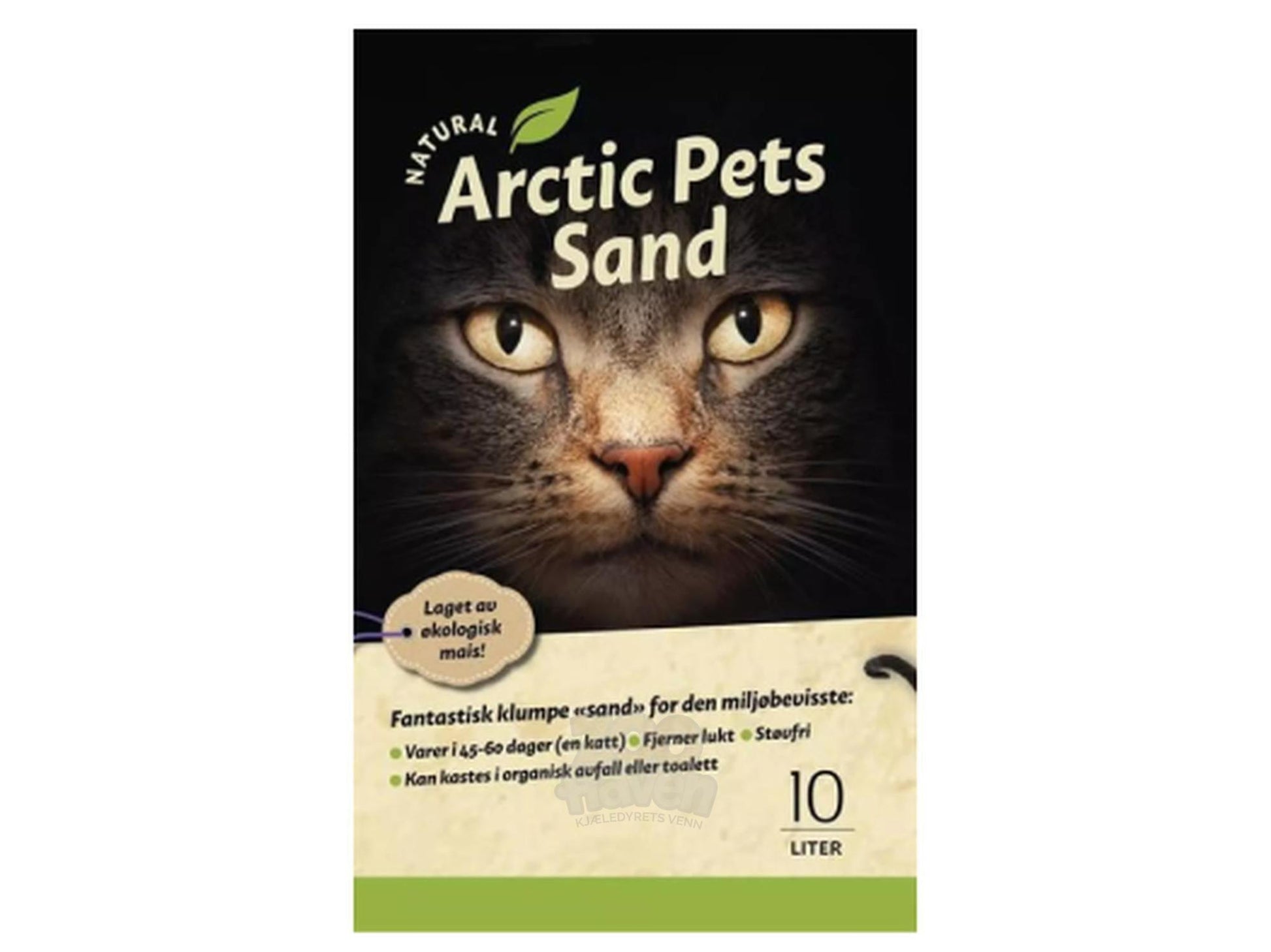 Arctic Pets Mais Kattesand 5kg naturlig maisbasert kattesand