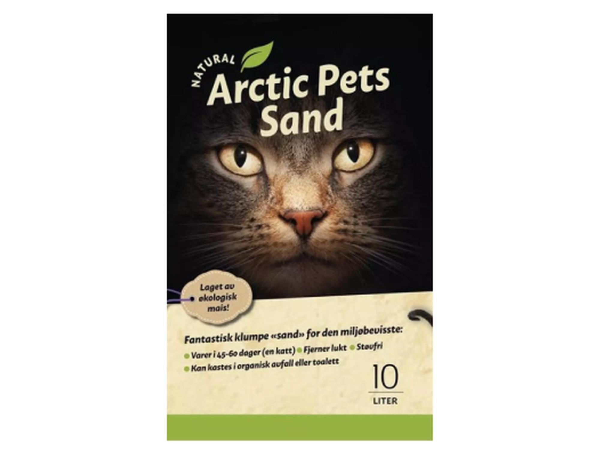 Arctic Pets Mais Kattesand 5kg naturlig maisbasert kattesand