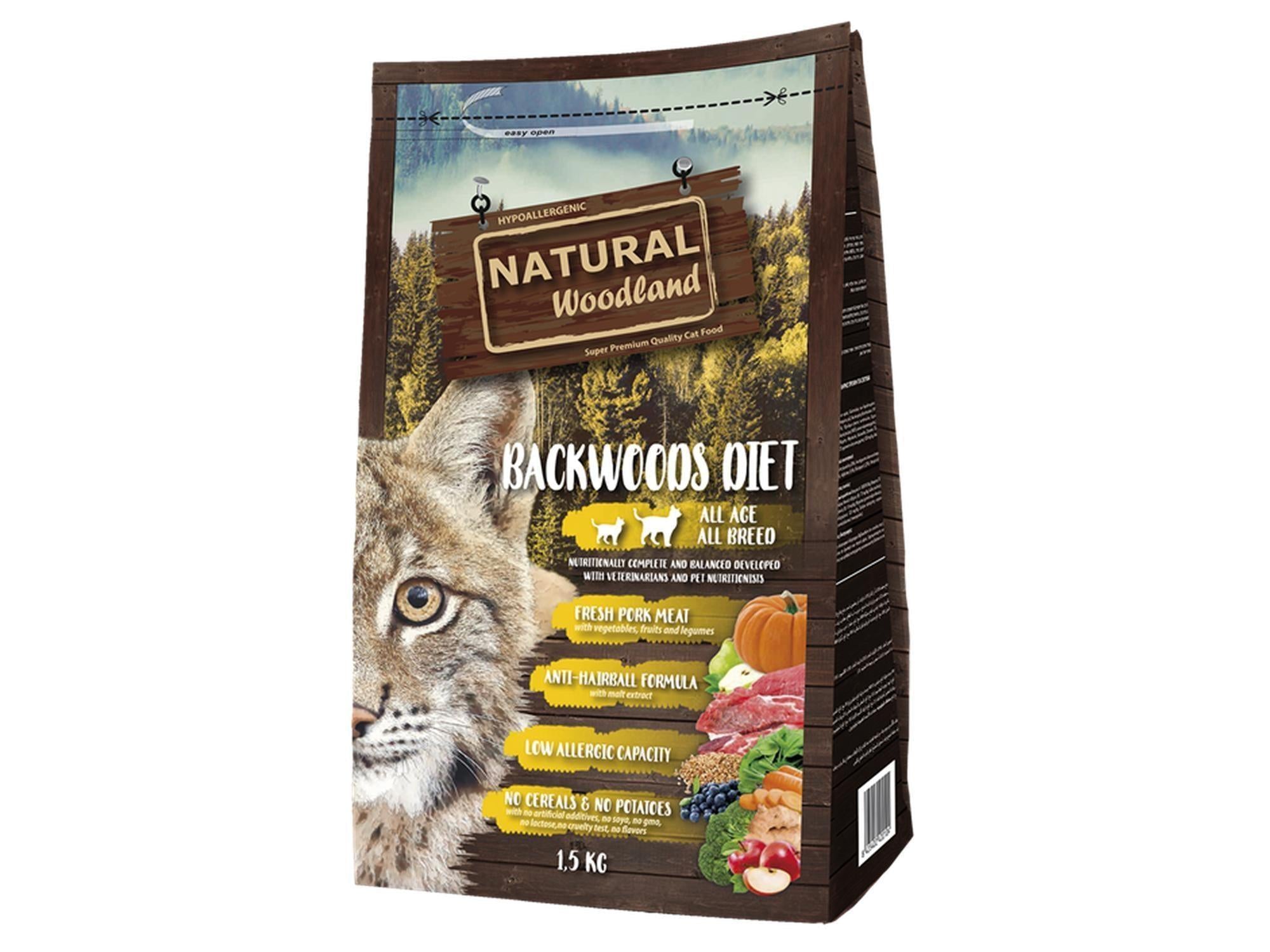 Natural Woodland Backwoods Diet kattemat – bilde 2