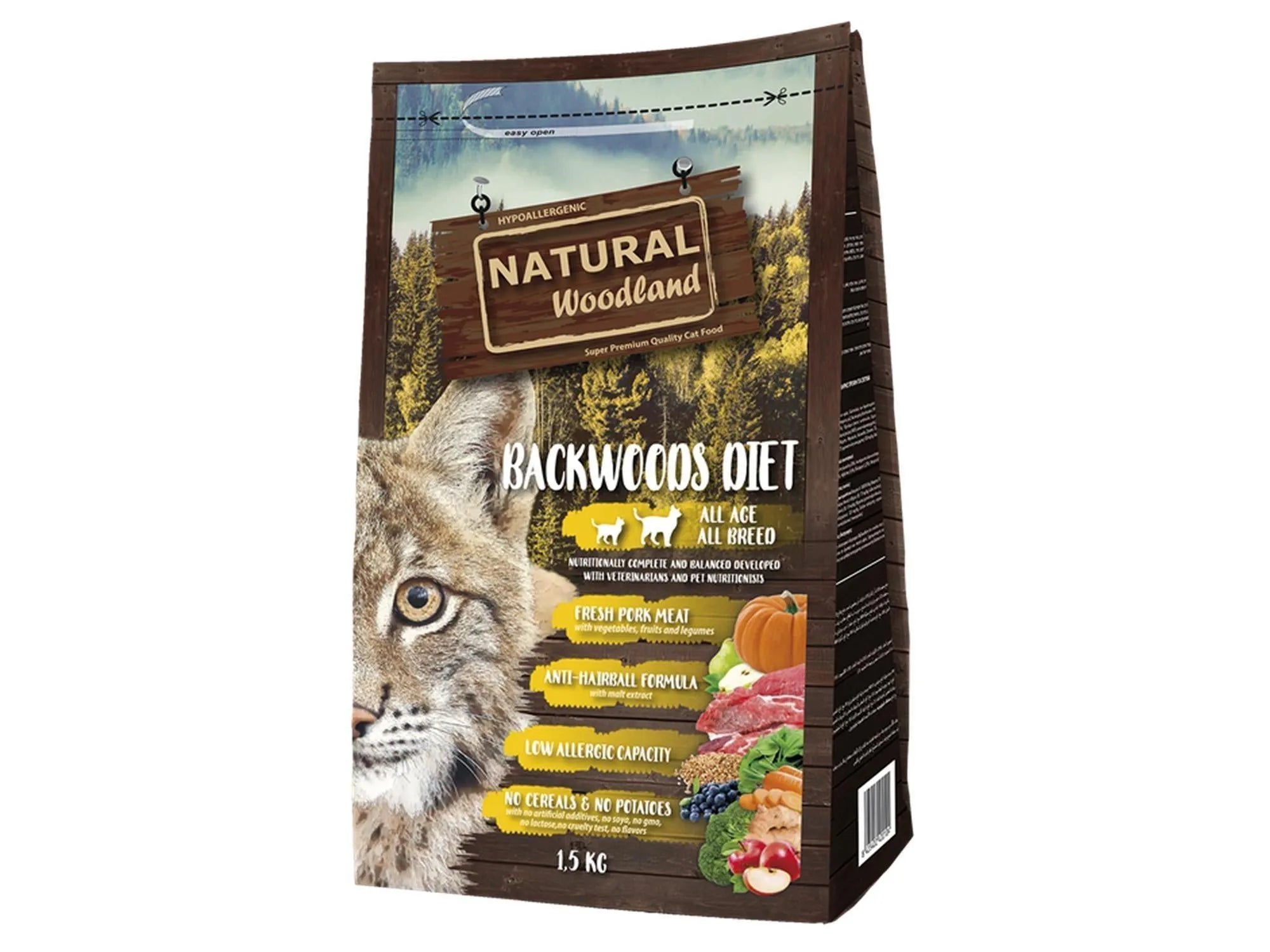 Natural Woodland Backwoods Diet kattemat – bilde 2