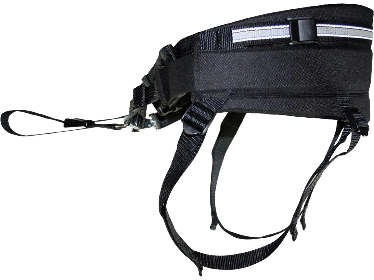 BAGGEN Softbelt Race X2 i grå – bredt hundeførerbelte