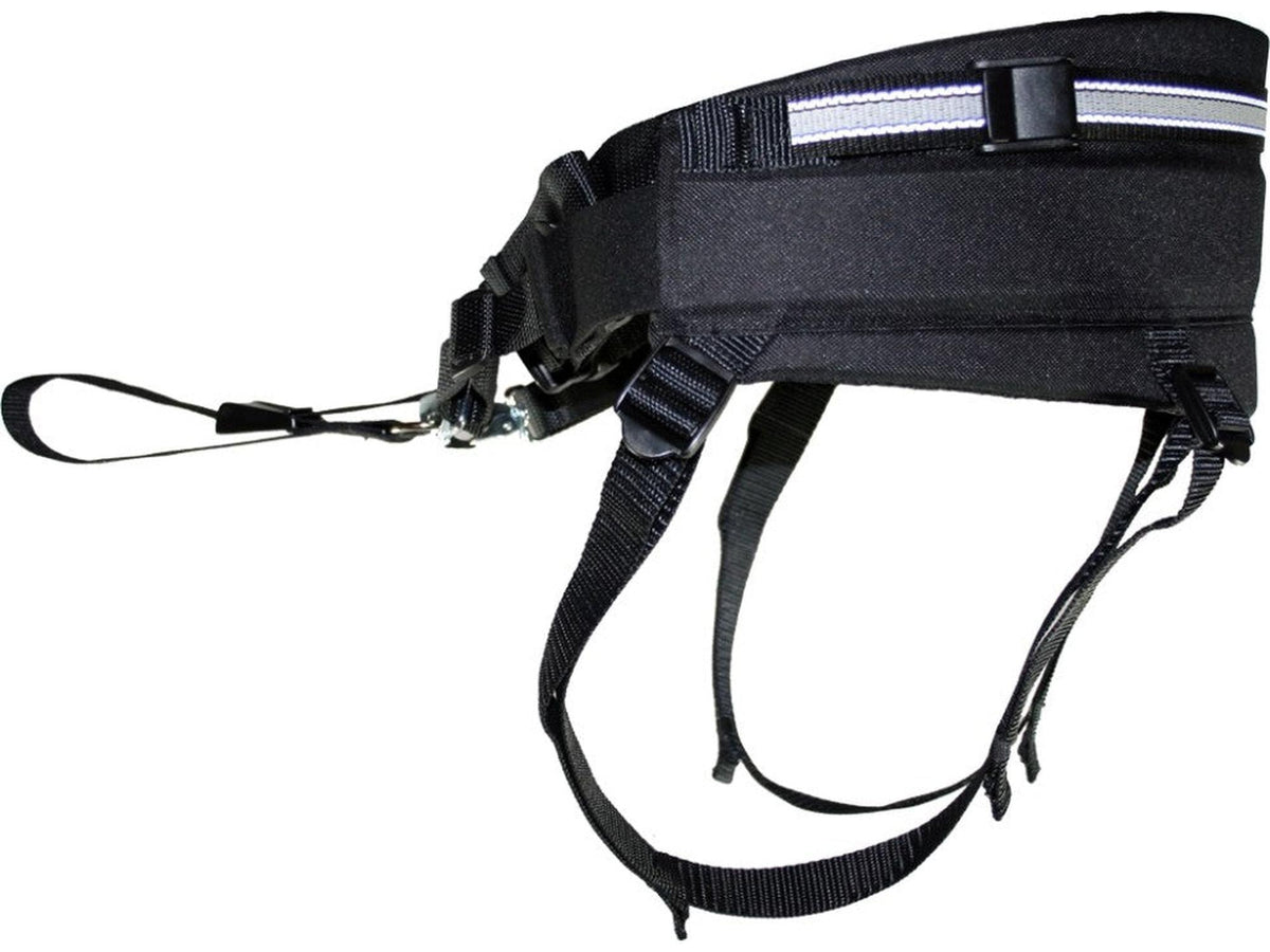 BAGGEN Softbelt Race X2 i grå – bredt hundeførerbelte
