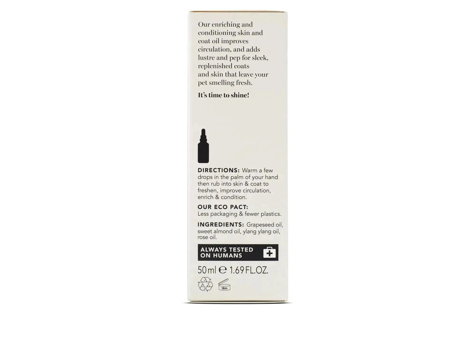 Be:Loved Be:Set 6x Naturlige Hundesjampobarer i en hvit og brun resirkulerbar eske.