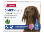 Beaphar DimethiCare Line-On S Hund 3x1,5ml – Mot Flått, Lopper & Lus for Hund under 12kg