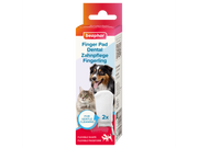 Beaphar Fingertannbørste til Hund og Katt 2 stk – Skånsom Finger Pad for Tannpleie