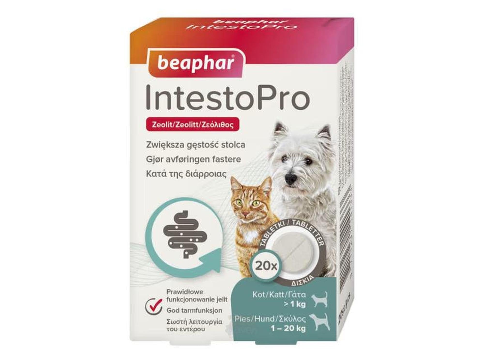 Beaphar Intestopro Tabletter 20 stk – Kosttilskudd for hundemage