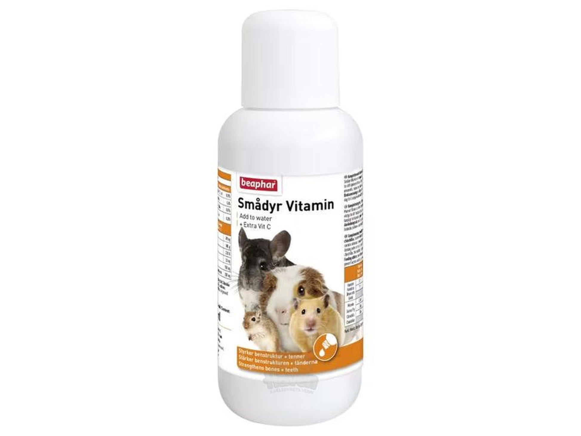 Beaphar Marsvin Vitamin Flytende 100ml C-vitamin til marsvin