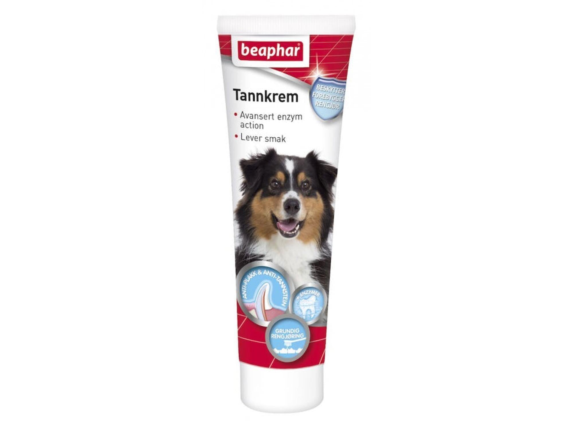 Beaphar Tannkrem med leversmak 100g tannpasta for hund