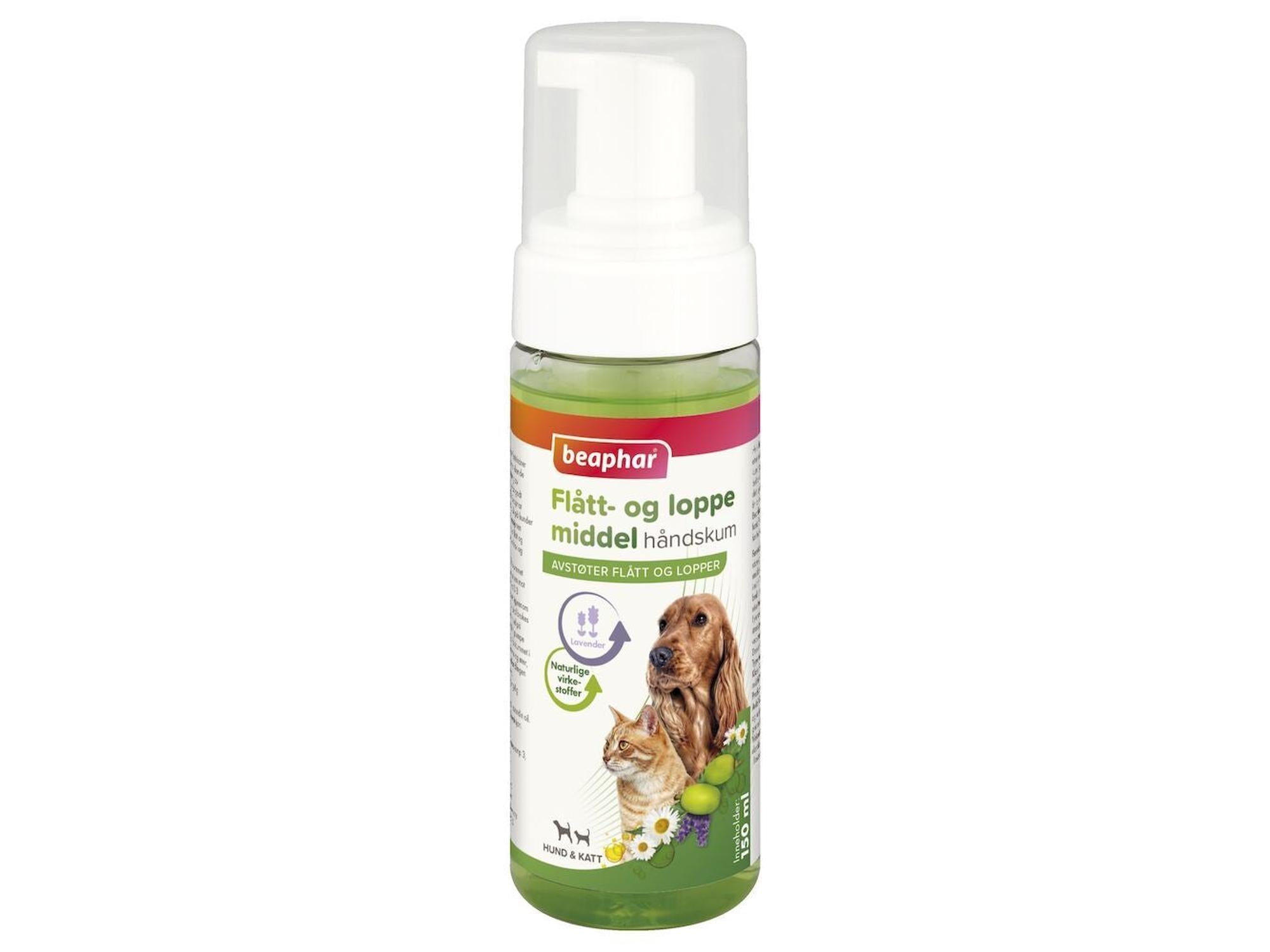 Beaphar flått- og loppemiddel håndskum 150 ml