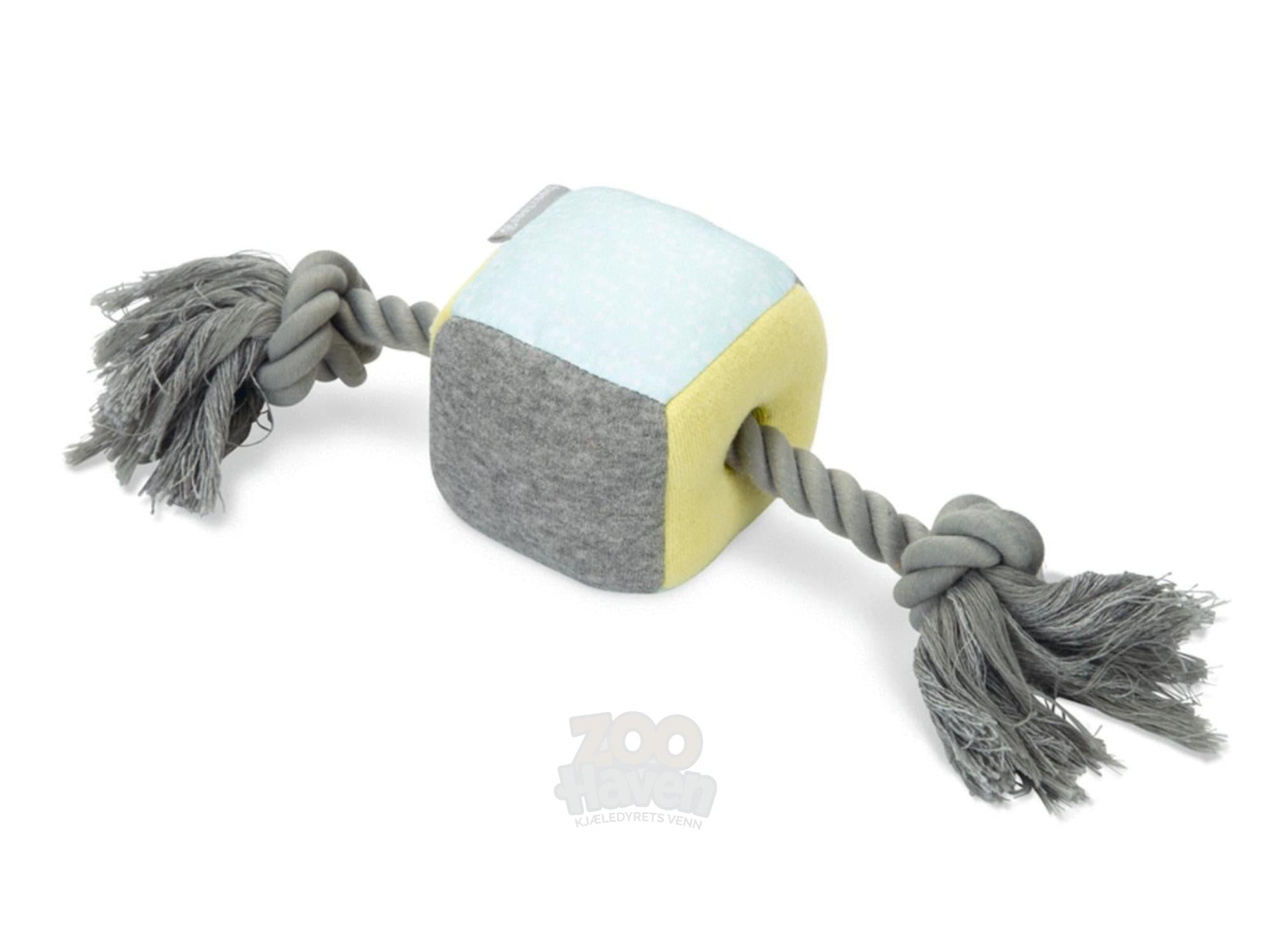 Beeztees valpeleke av tau med pipeleke i plysj