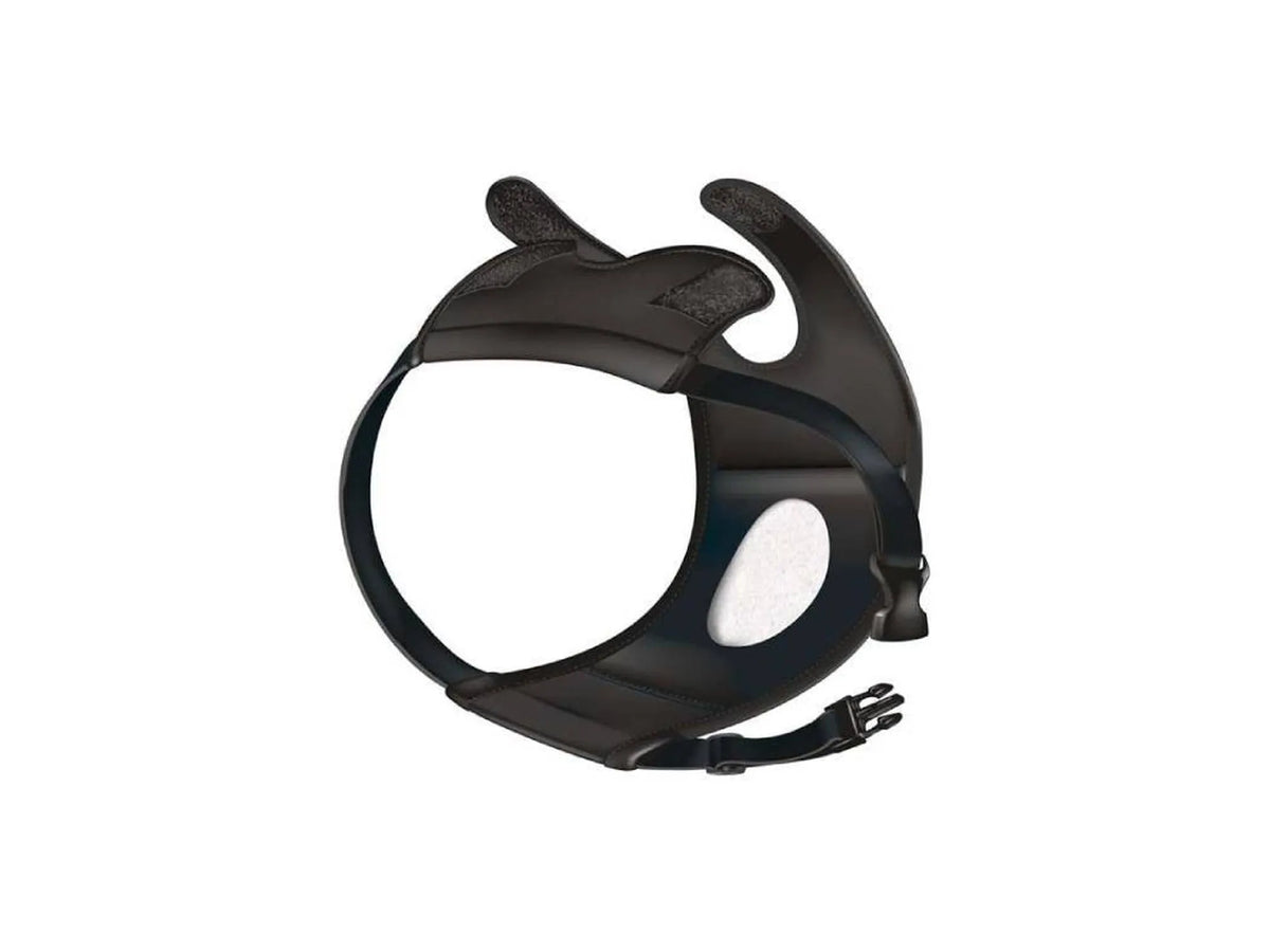 Sorte beskyttelsesbukser for hund, XL (56–68 cm), med justerbare stropper og mykt fôr.