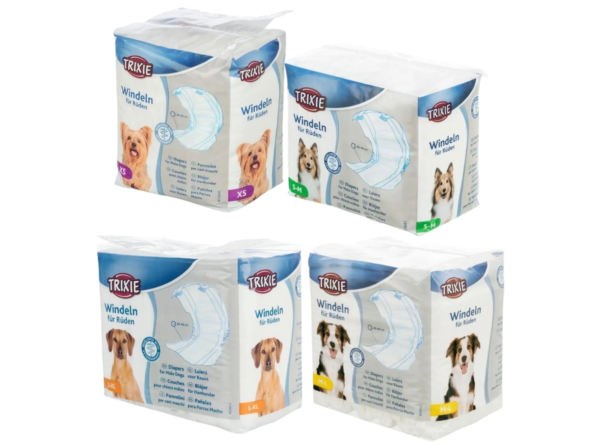 Trixie Bleier til Hannhund absorberende engangsbleier til hund
