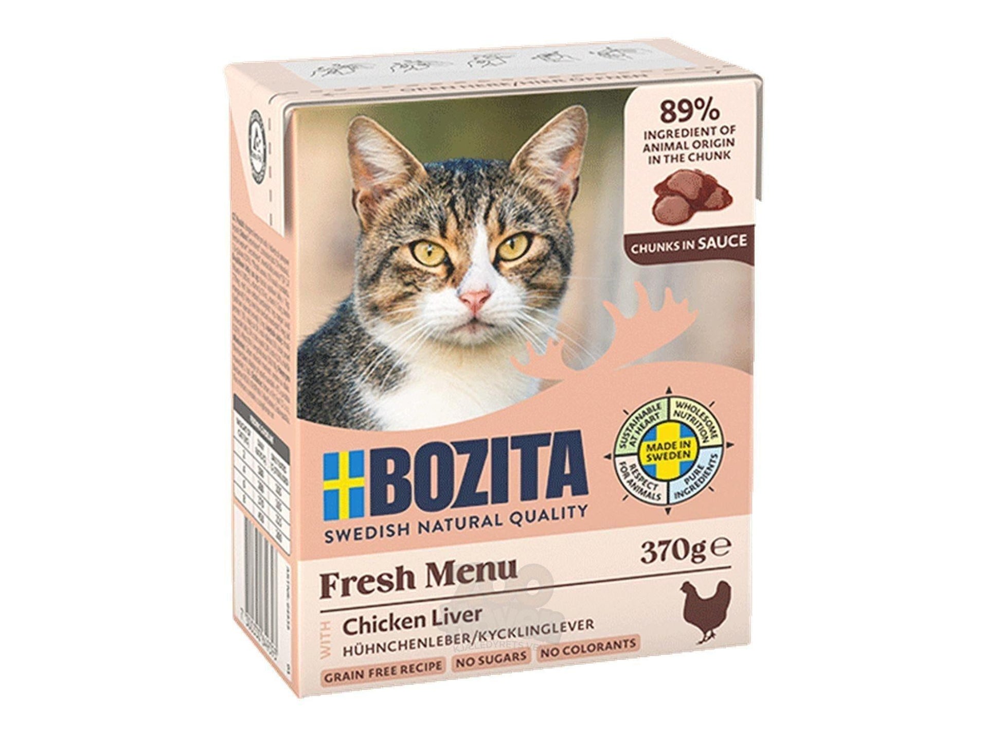 Bozita Biter i Saus Kyllinglever 370 g