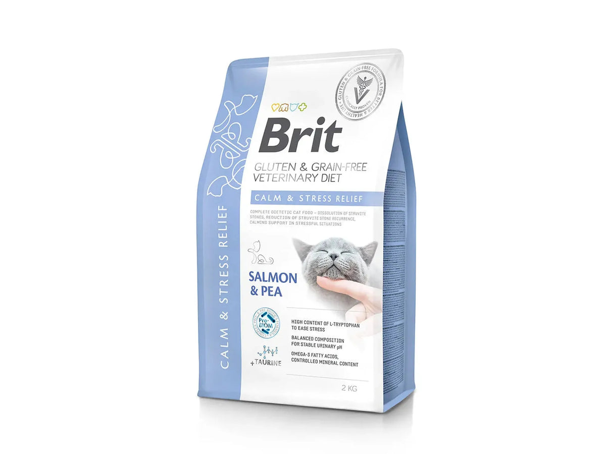 Brit Veterinary Diets Cat Calm & Stress Relief – diettfôr ved stress og urinveisproblemer